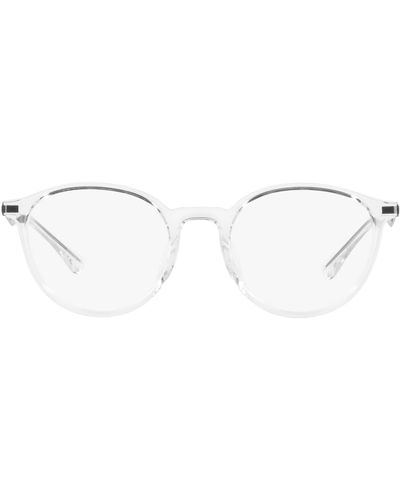 Emporio Armani Ea3188u Universal Fit Round Sunglasses - Black