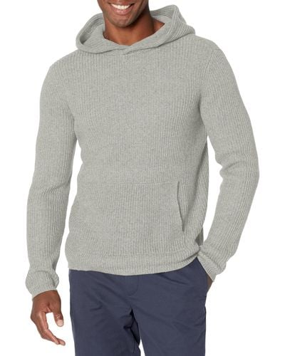 PAIGE Bowery Pullover Hooded Sweater - Gray