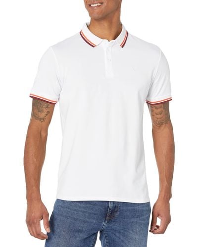 Guess Sports Pique Polo - White