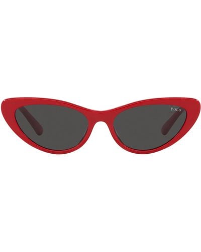 Polo Ralph Lauren S Ph4199u Universal Fit Cat Eye Sunglasses - Black