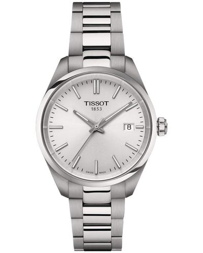 Tissot Pr 100 34mm 316l Stainless Steel Case Quartz Watches - Metallic