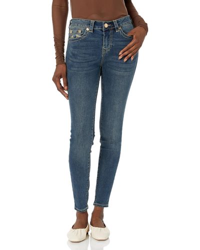 True Religion Brand Jeans Jennie Curvy Skinny Jeans - Blau