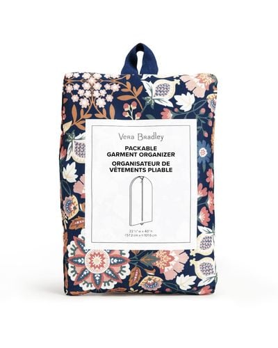 Vera Bradley Ripstop Packable Garment Organizer - Blue