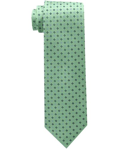 Tommy Hilfiger Mens Core Neat Ii Neckties - Green