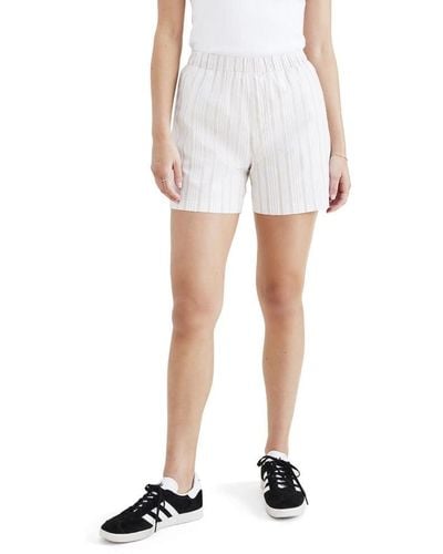 Dockers Weekend Pull On Shorts, - White
