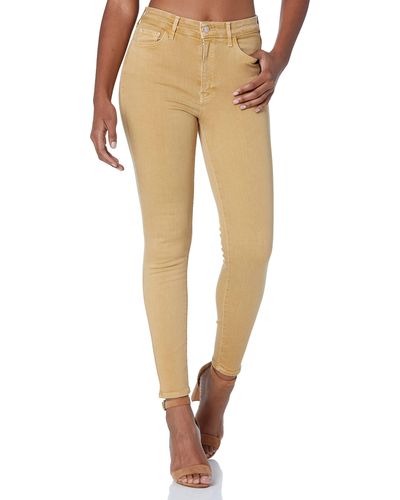Guess Womens Alpha High Rise Skinny Jeans - Natural
