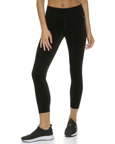 Tommy Hilfiger Sports Leggings Capri Size XL Black - $15 - From Ada
