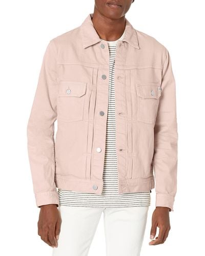 AG Jeans Mens Omaha Denim Jacket - Pink