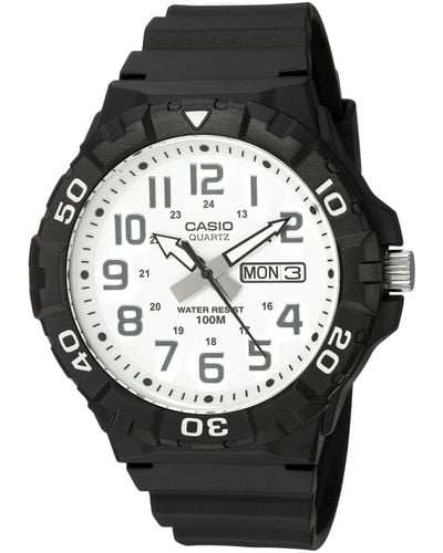 G-Shock 'diver Style' Quartz Resin Casual Watch - Black