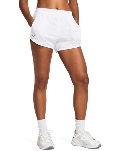 Under Armour Play Up Mesh Shorts - White