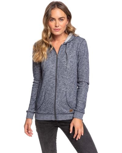 Roxy Trippin Zip Up Fleece Sweatshirt - Multicolor