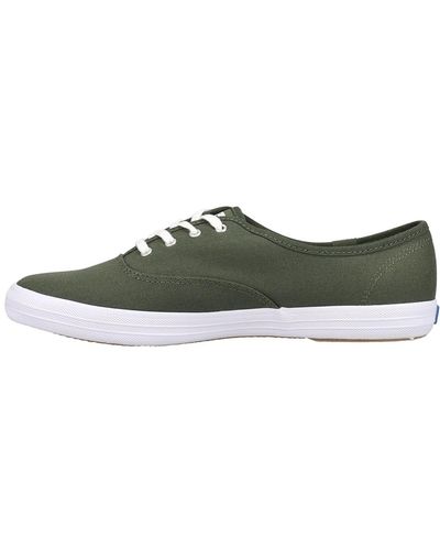 Keds Champion Canvas Lace Up Sneaker - Green