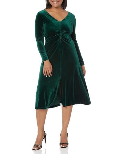 Eliza J Everyday Soft Midi Dress - Green