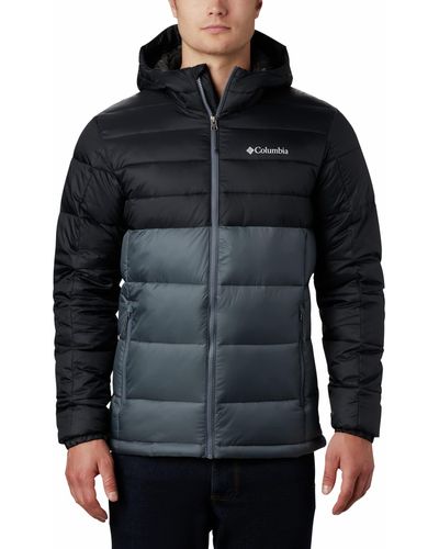 Columbia Buck Butte Insulated Hooded Jacket Graphite/black