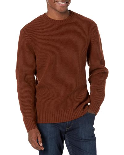 Pendleton Merino Crew Sweater - Brown