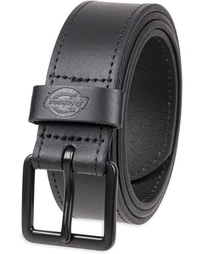 Dickies Casual Leather Belt - Gray