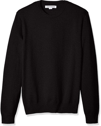 Amazon Essentials Crewneck Sweater Pullover-Sweaters - Nero