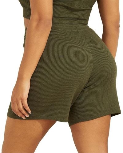 Guess Charli Sweater Bermuda Short - Green