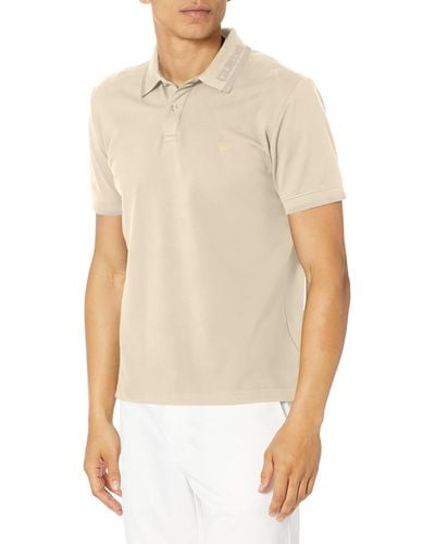 Guess Lyle Short Sleeve Polo - White