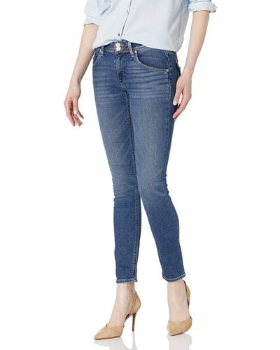 Hudson Jeans Womens Collin Mid Rise Skinny Jean - Blue