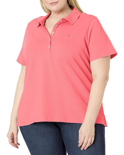 Tommy Hilfiger Classic Short Sleeve Polo - Pink