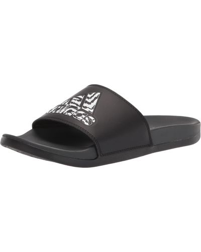adidas Adilette Comfort Slides Sandal - Black