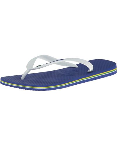 Havaianas Brazil Logo Flip Flop Sandal - Blue