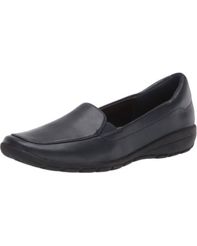 Easy Spirit Womens Abriana Loafer Flat - Black