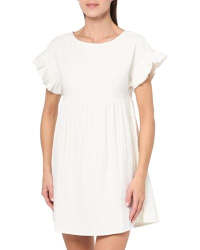 Billabong So Breezy Babydoll Dress - White