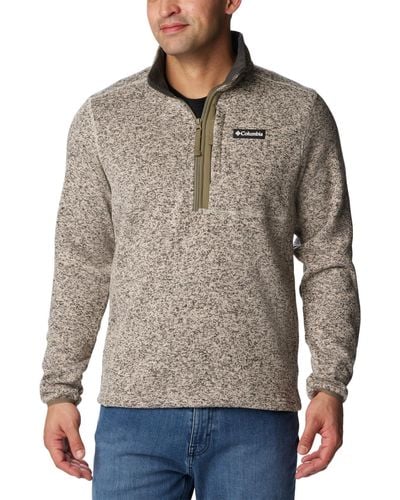 Columbia S Sweater Weather Half Zip S Dark Stone - Gray