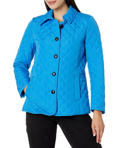 Jones New York 5 Bttn Coat - Blue