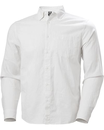 Helly Hansen Club Long Sleeve Shirt - White