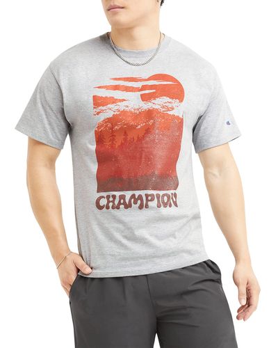 Champion , Classic, Soft And Comfortable T-shirts For - Gray