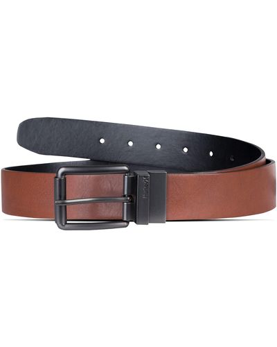 Hurley Reversible Leather Belts - Blue