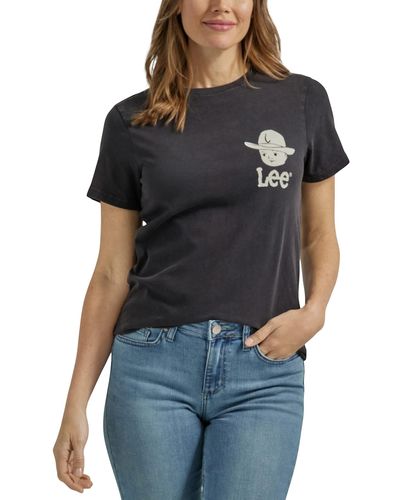 Lee Jeans Graphic T-shirt - Black