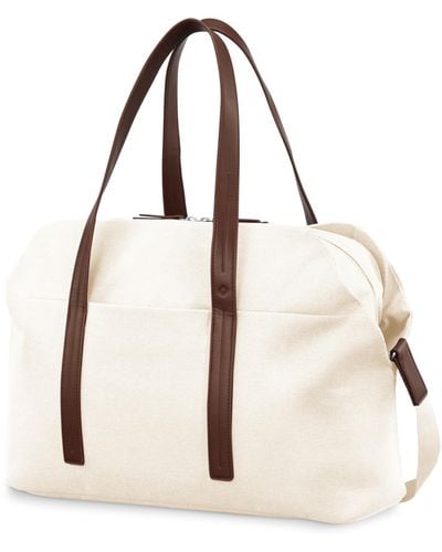 Samsonite Virtuosa Weekender Duffel Overnight Bag With Laptop Computer Sleeve - Natural