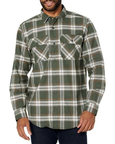 Timberland Woodfort Heavyweight Flannel Work Shirt - Green