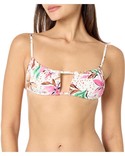 Roxy Standard Beach Classics Bralette Bikini Top - Natural