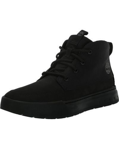 Timberland Maple Grove Mid Lace Up Trainer - Black