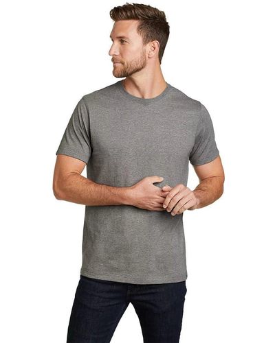 Eddie Bauer Legend Wash 100% Cotton Short-sleeve Classic T-shirt - Gray