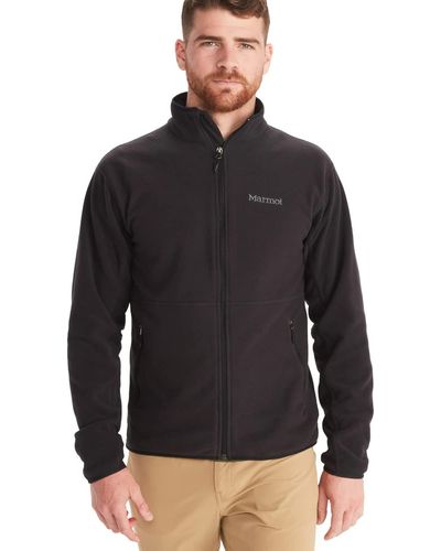 Marmot Rocklin Full Zip Fleece Jacket - Black