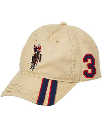 U.S. POLO ASSN. Dad Hat - Natural