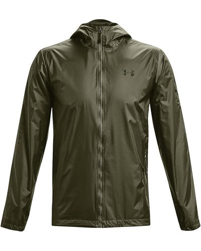 Under Armour Forefront Rain Jacket, - Green