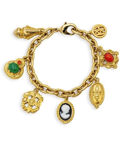 Buy Gold bracelet 24K high quality fashionable men women bracelets St 19 CM-