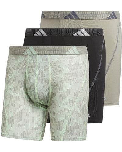 adidas Performance Mesh Boxer Brief Underwear - Green