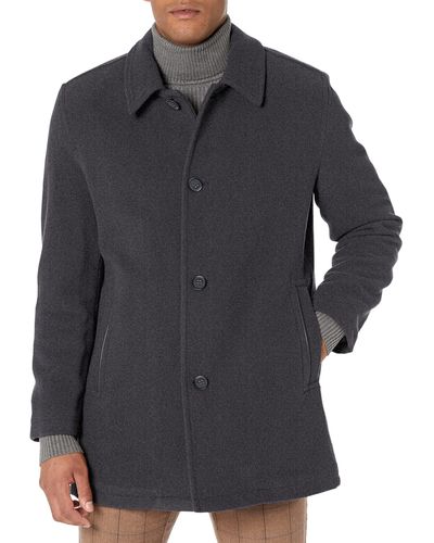 Melton wool blend topcoat cole haan signature Outlet