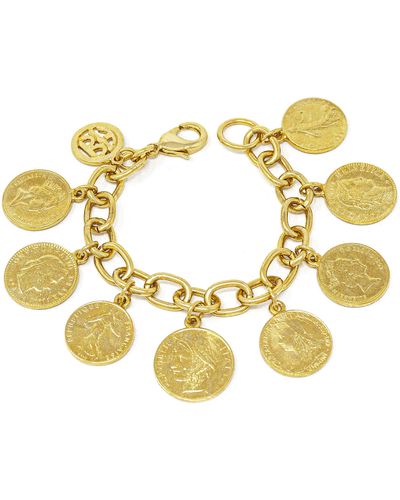 Ben-Amun 24k Gold Bracelet - Metallic