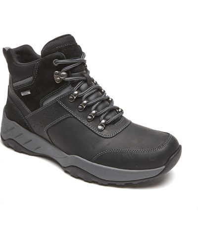 Rockport Mens Xcs Spruce Peak Trekker Boots – Waterproof - Size 7.5 M - Black