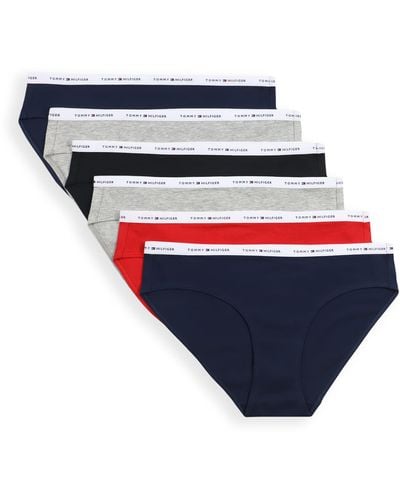 Tommy Hilfiger Womens Underwear Basics Cotton Panties - Blue