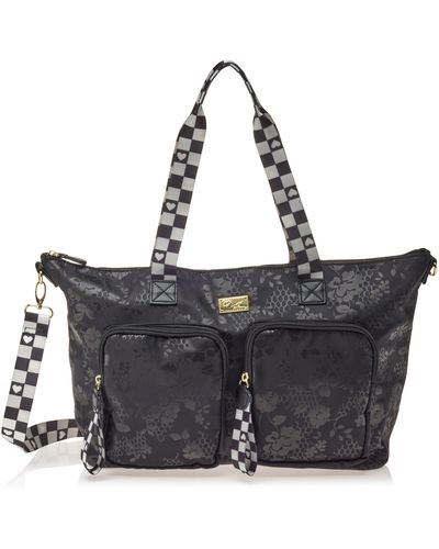 Betsey Johnson Luv Betsey Lbcolby Nylon Weekender With Cargo Pockets - Black